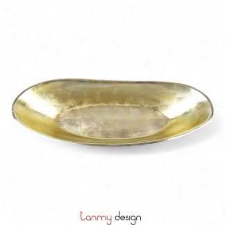 Khay thuyền oval võng cạnh 